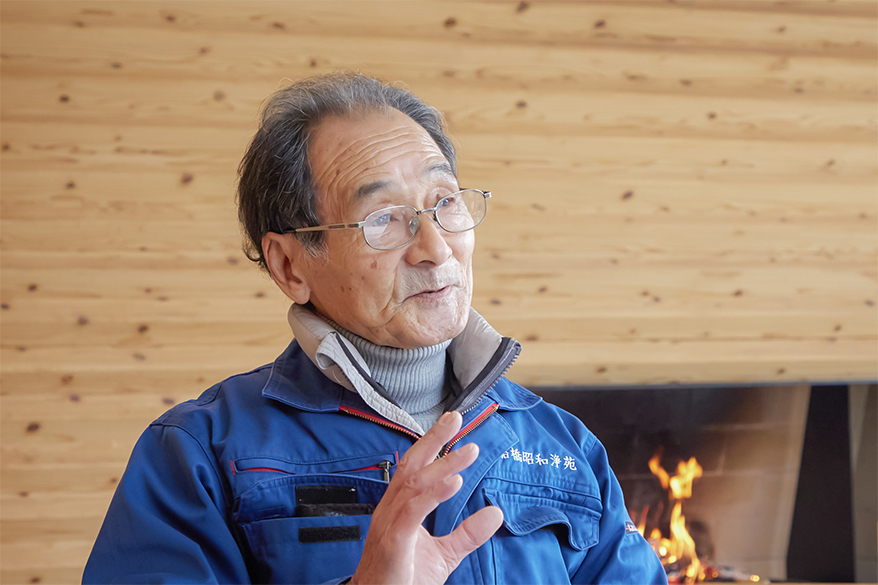 インタビューに答える五十嵐さん